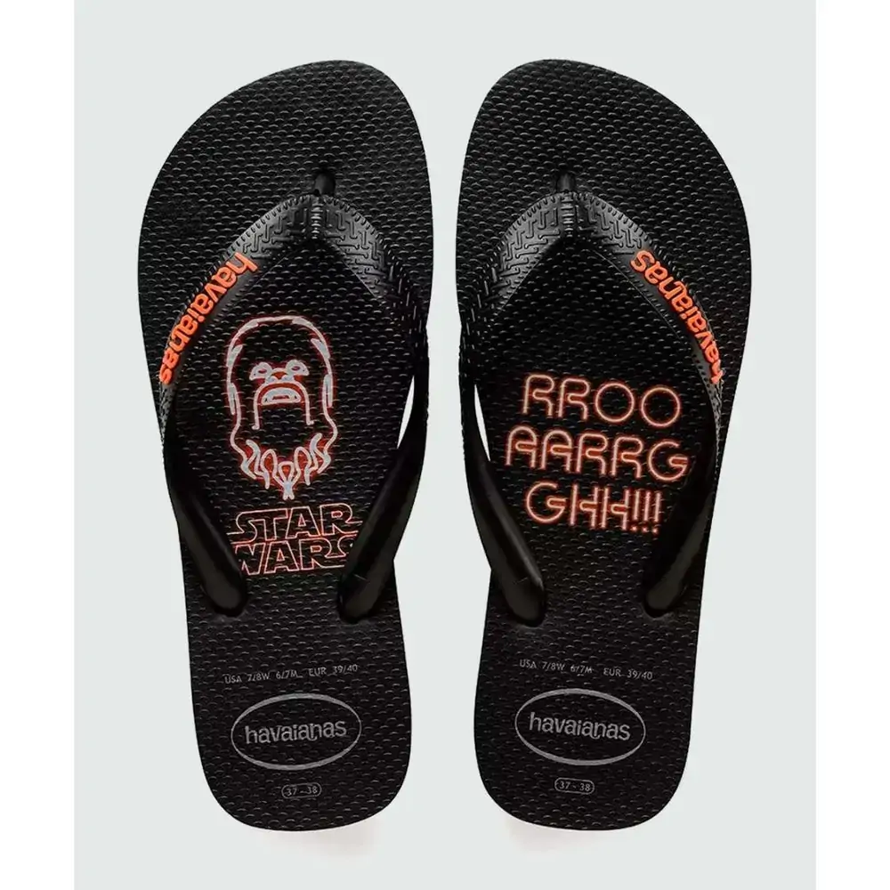 Sand Havaianas Star Wars Fc Pto/lar Neon 37/38