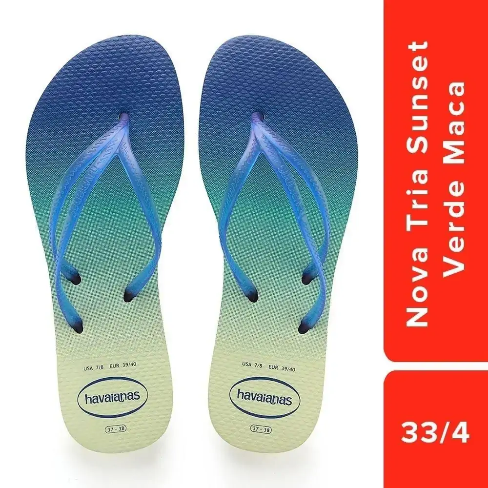 Sandalia Havaianas Tria Sunset Vd Maca 39/0