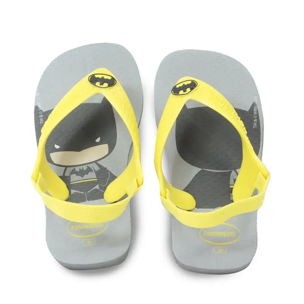 Chinelo Hav New Baby Herois Cinza Aco 25/26