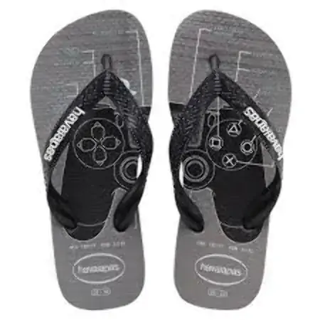 Sand Havaiana Kids Athletic Cinza Aco 33/4 1x1
