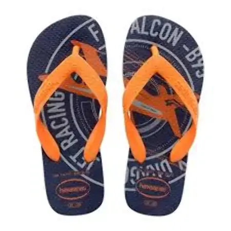 7007517 Sandalias Havaianas Kids Athletic Gd I81 Sandalias Havaianas Kids Athletic Marinho/laranja