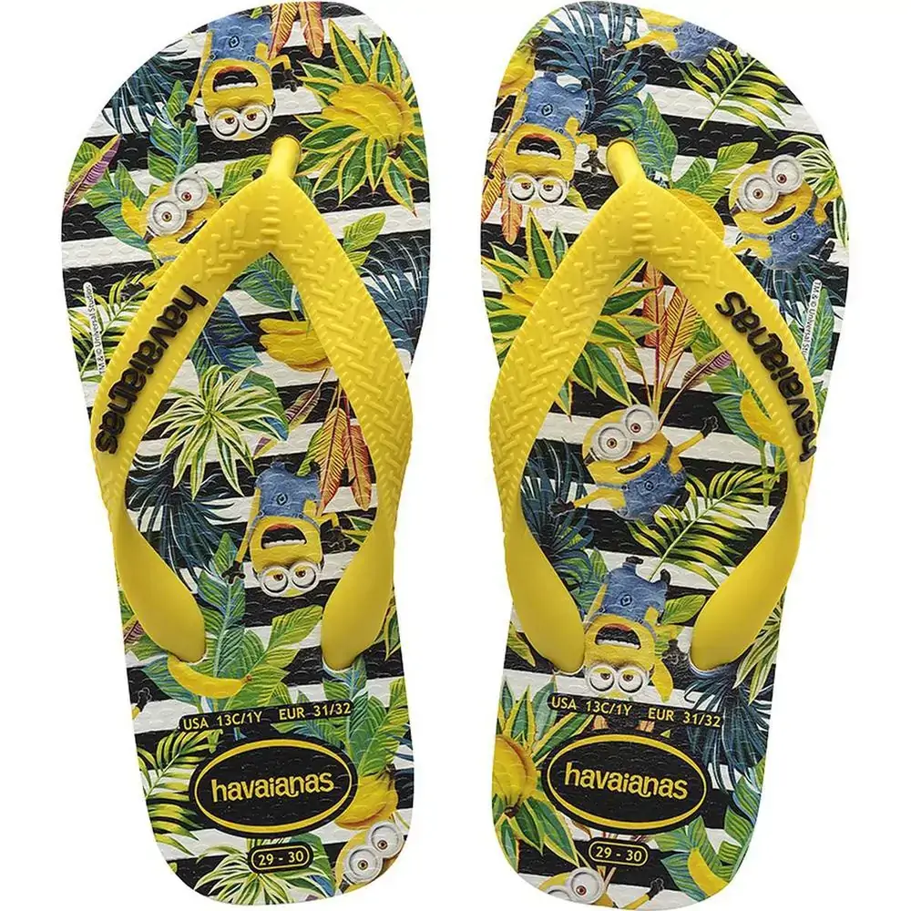 Sand Havaianas Kids Minions Bco/amarelo
