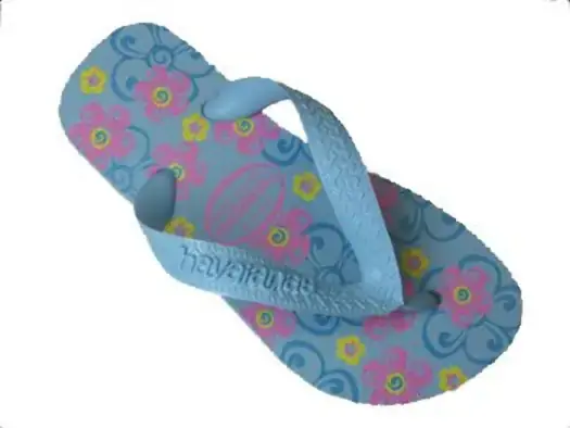 Chin Kids Flores Azul 29/30 Havaiana