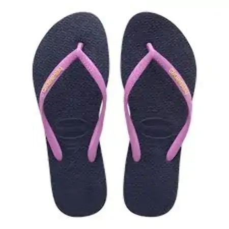 Chinelo Ad Havaianas Slim Logo Pop Up 7680ma Mar Ice