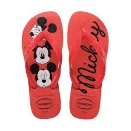 7010825 Sandalias Havaianas Top Disney Gd I0 Sandalias Havaianas Top Disney Cf Vermelho Rubi/vermelh