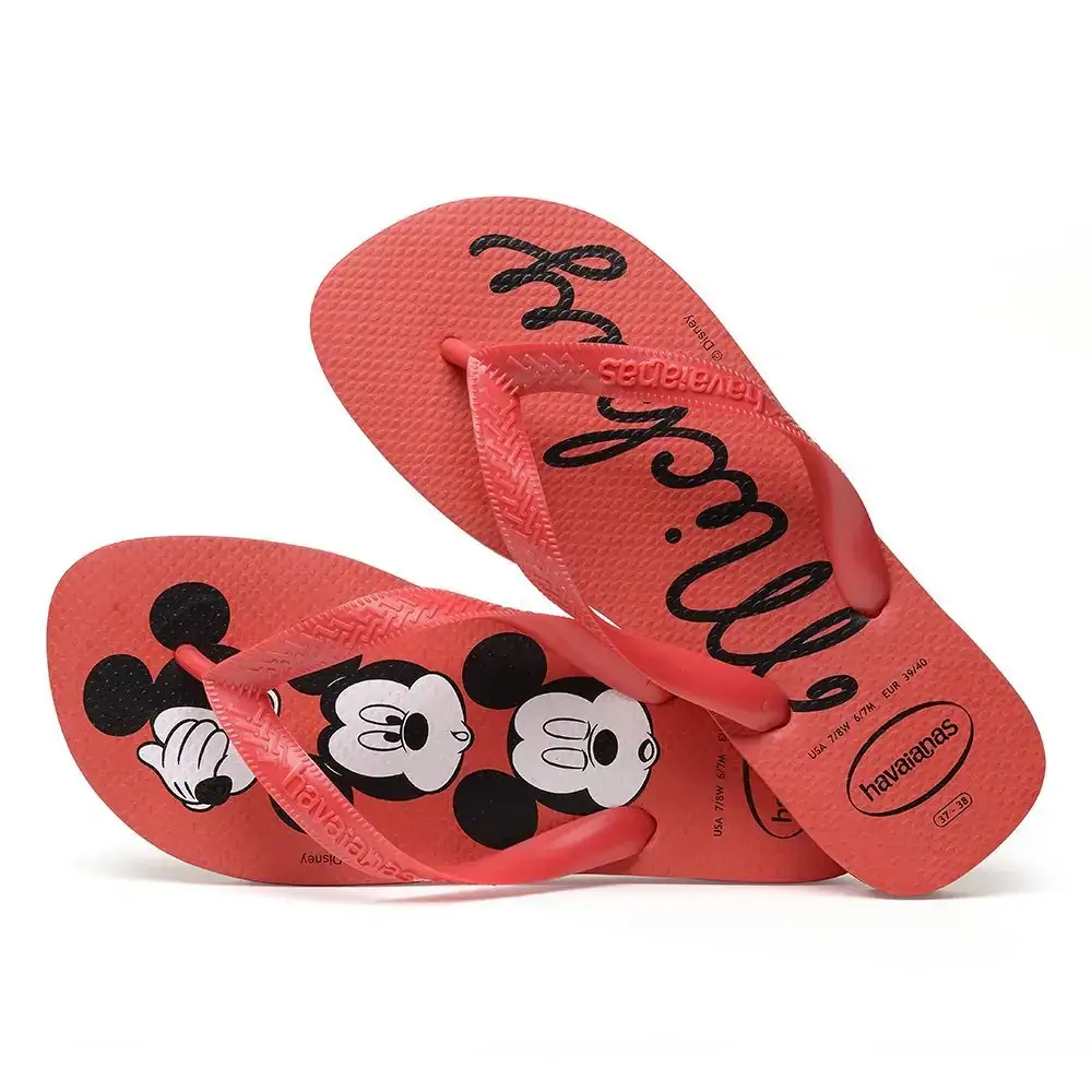 7010825 Sandalias Havaianas Top Disney Gd F0 Sandalias Havaianas Top Disney Cf Vermelho Rubi/vermelh