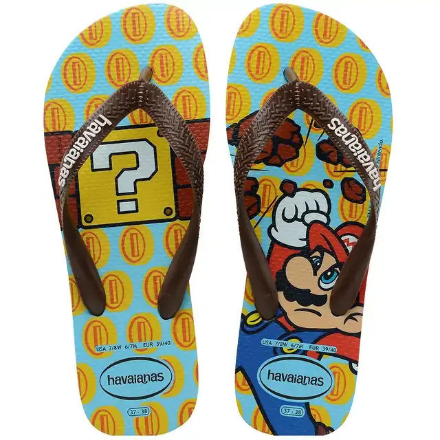 Sand Havaianas Mario Bros Ice Blue 33/34