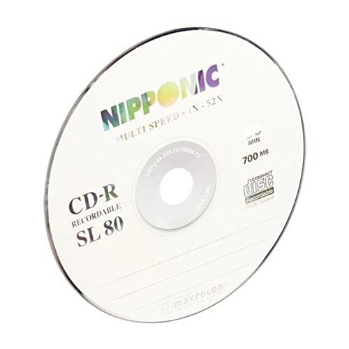Cd Room Gravavel Nipponic 80 M 700mb Tubo 100x1