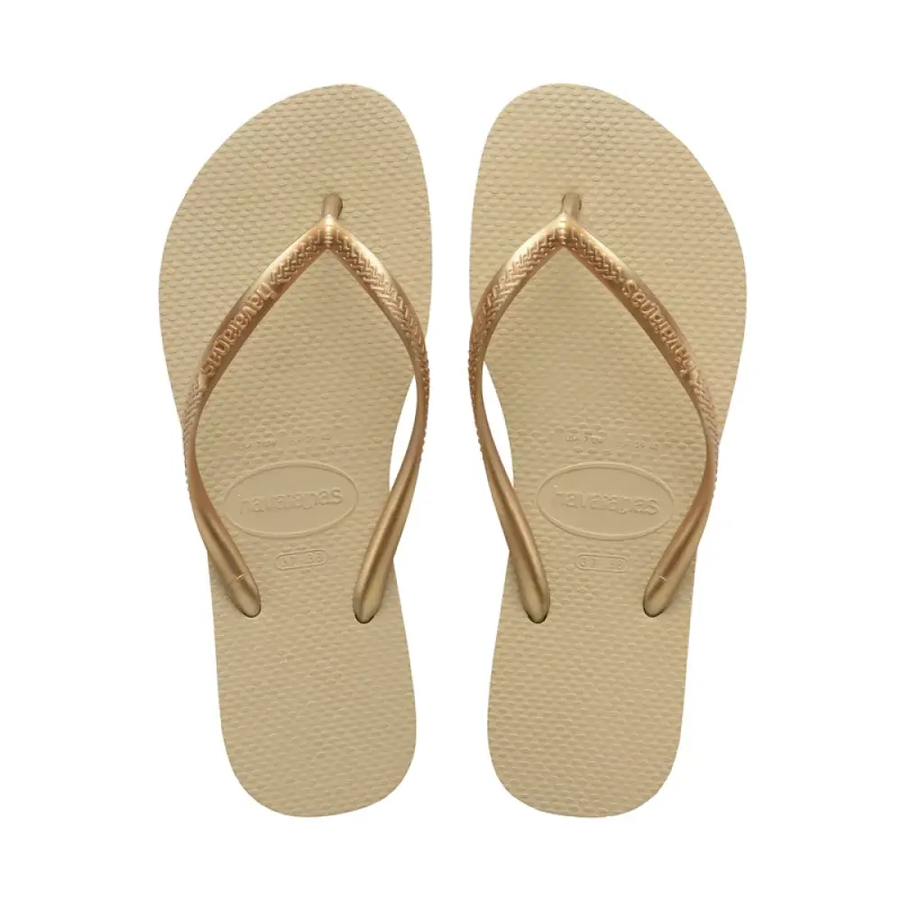 Sand Havaianas Slim Areia/dourado Claro 39/40