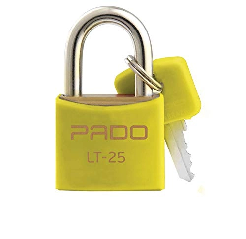 Cadeado Pado E 25mm 1unidade Amarelo