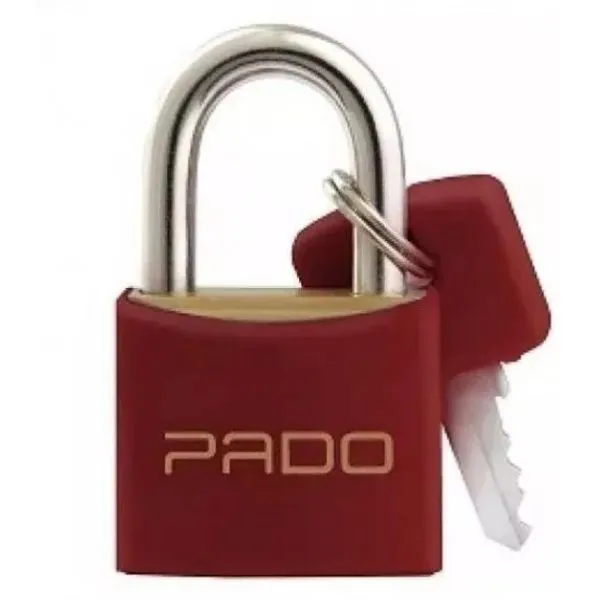 Cadeado Cores Sm Lt 25mm Vermelho