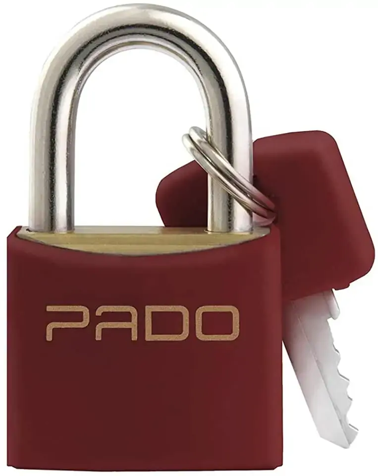 Cadeado Pado E 30mm 1unidade Vermelho