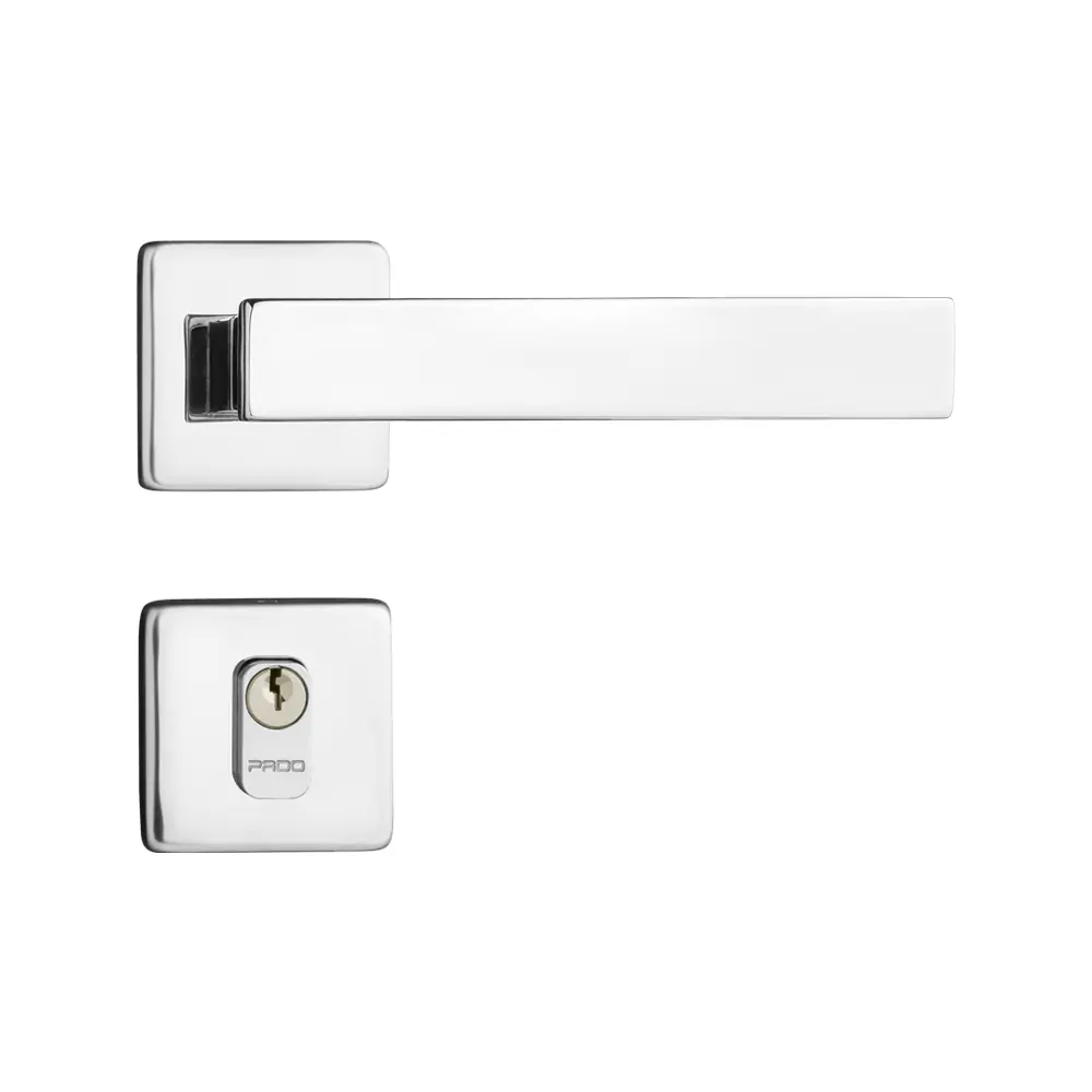 Fechadura Retro Em Inox Polido Externa