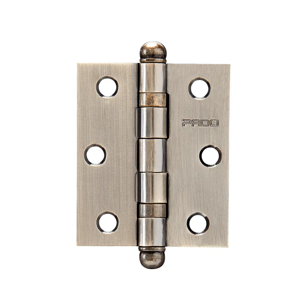 Kit 3 Dobradiças Com Rolamento 3530 Bronze Oxidado Kit 3 Dobradiças Com Rolamento 3530 Bronze Oxidado