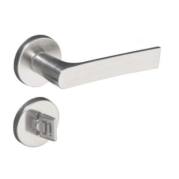 Fechadura Mari Cromo Acetinado Banheiro Cromo Acetinado