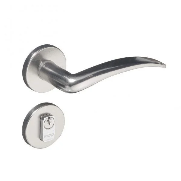 Fechadura Classic Cromo Acetinado Externa Cromo Acetinado