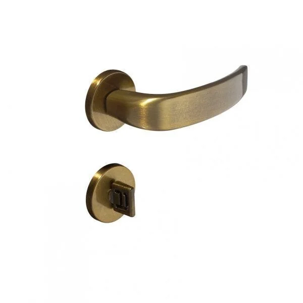 Fechadura Victoria Bronze Oxidado Banheiro Bronze