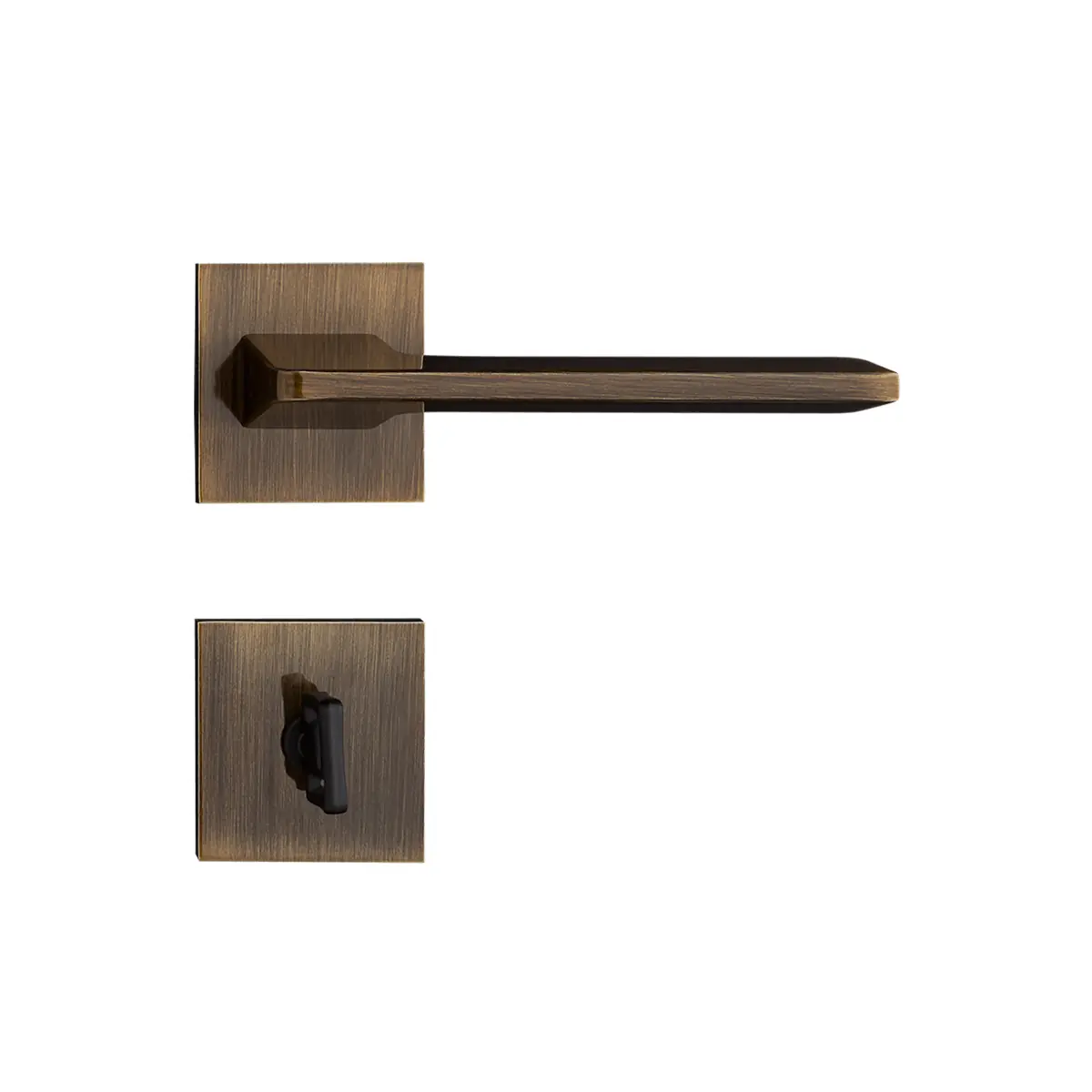 Fechadura Sara Bronze Oxidado Para Banheiro
