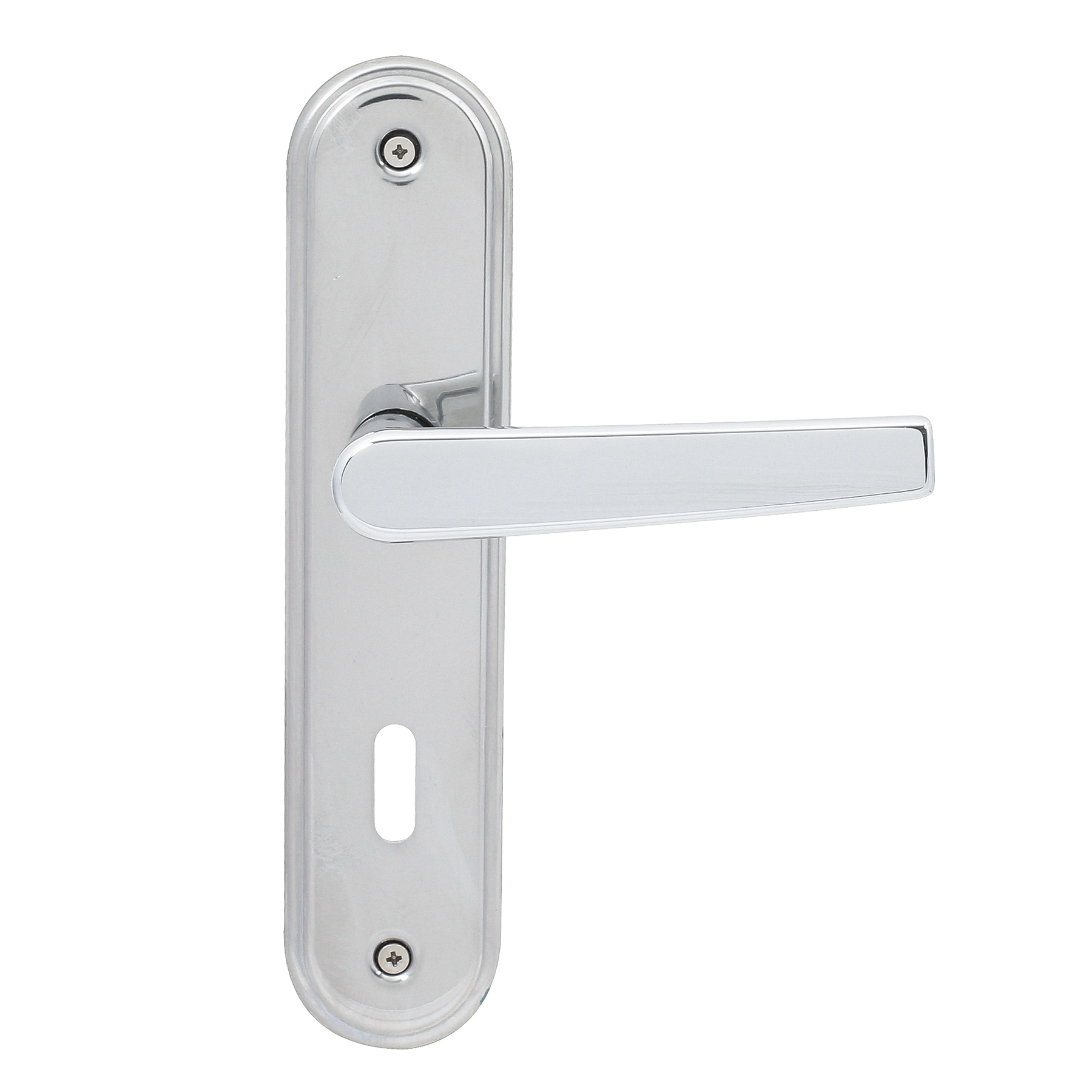 Fechadura para Porta Interna Pado Concept 401 Cromado 40mm Aço Inox Chave Simples