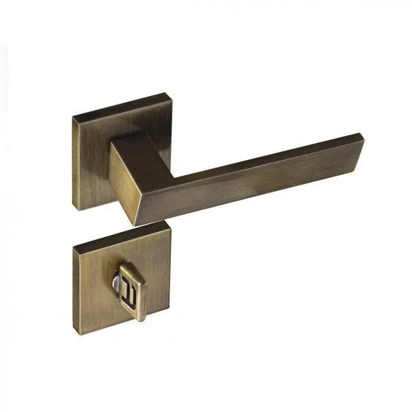 Fechadura Beethoven Bronze Oxidado Banheiro Bronze