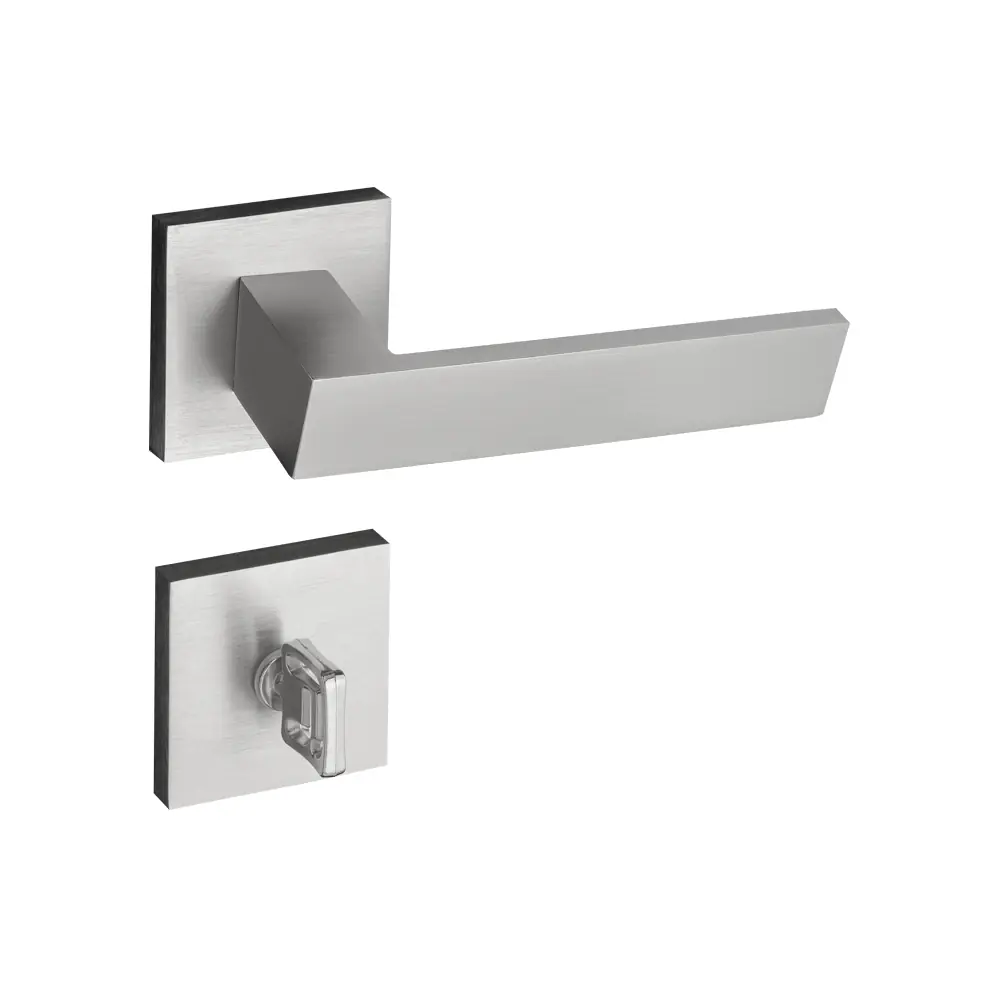 Fechadura Beethoven Cromo Acetinado Para Banheiro