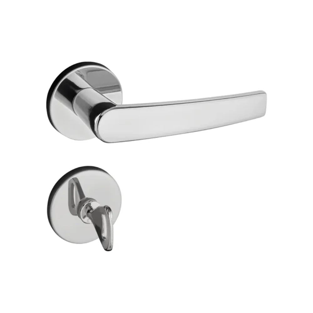 Fechadura Concept Banheiro 40mm Roseta Cromada Rr1 401-40cb Raio Cr Pado