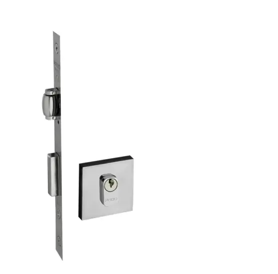 Fechadura Pado Zamac Externa Rolete Quadrada 45mm