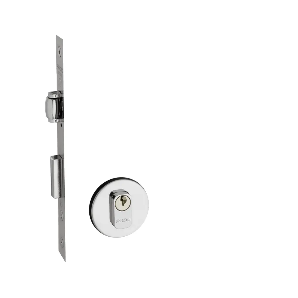 Fechadura Rolete 55mm Inox Polido