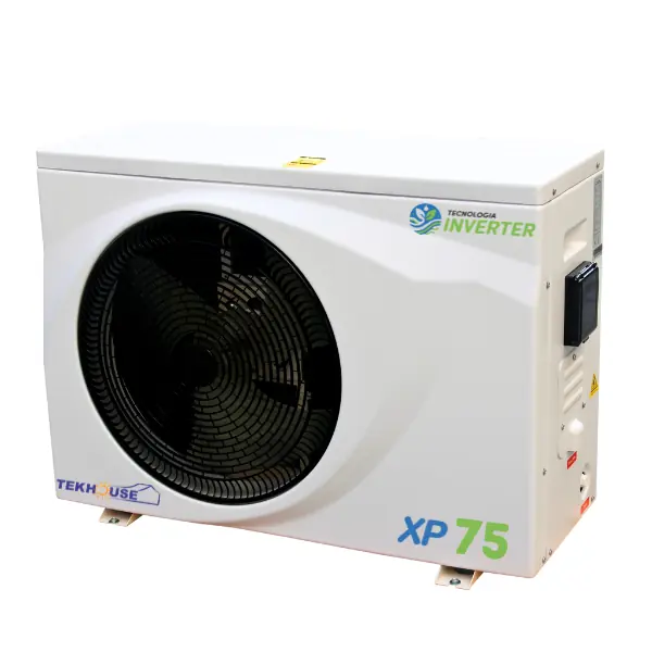 Aquecedor De Piscina Bomba De Calor Full Inverter Xp75 Mono 220v Marca Tekhouse