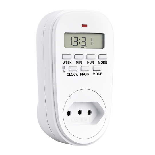 Timer Digital 10a 60hz 127/220v Mono Marca Industek