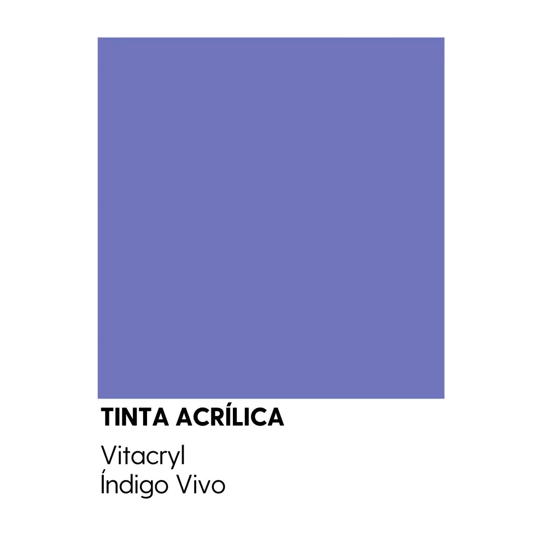 Tinta Emborrachada Acetinada Azuis - Índigo Vivo - 3 6 Lts