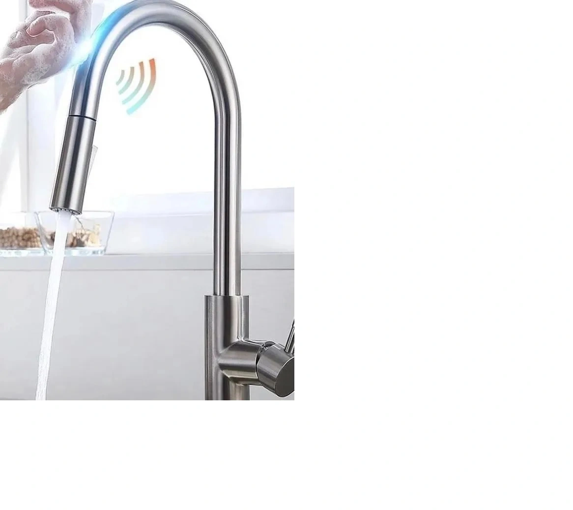 Torneira De Cozinha Sensor Comando Toque Inteligente Bancada