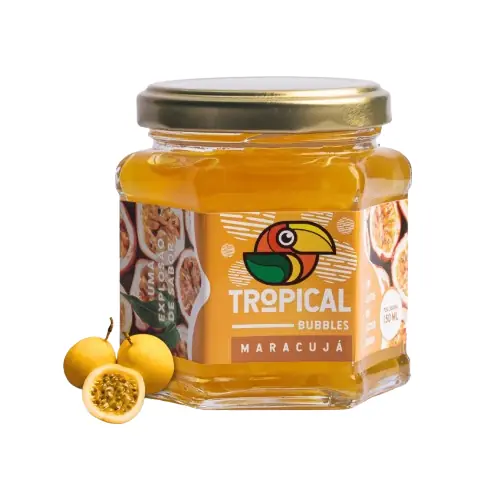 Bubble Para Drink Sabor Maracujá Tropical 150ml