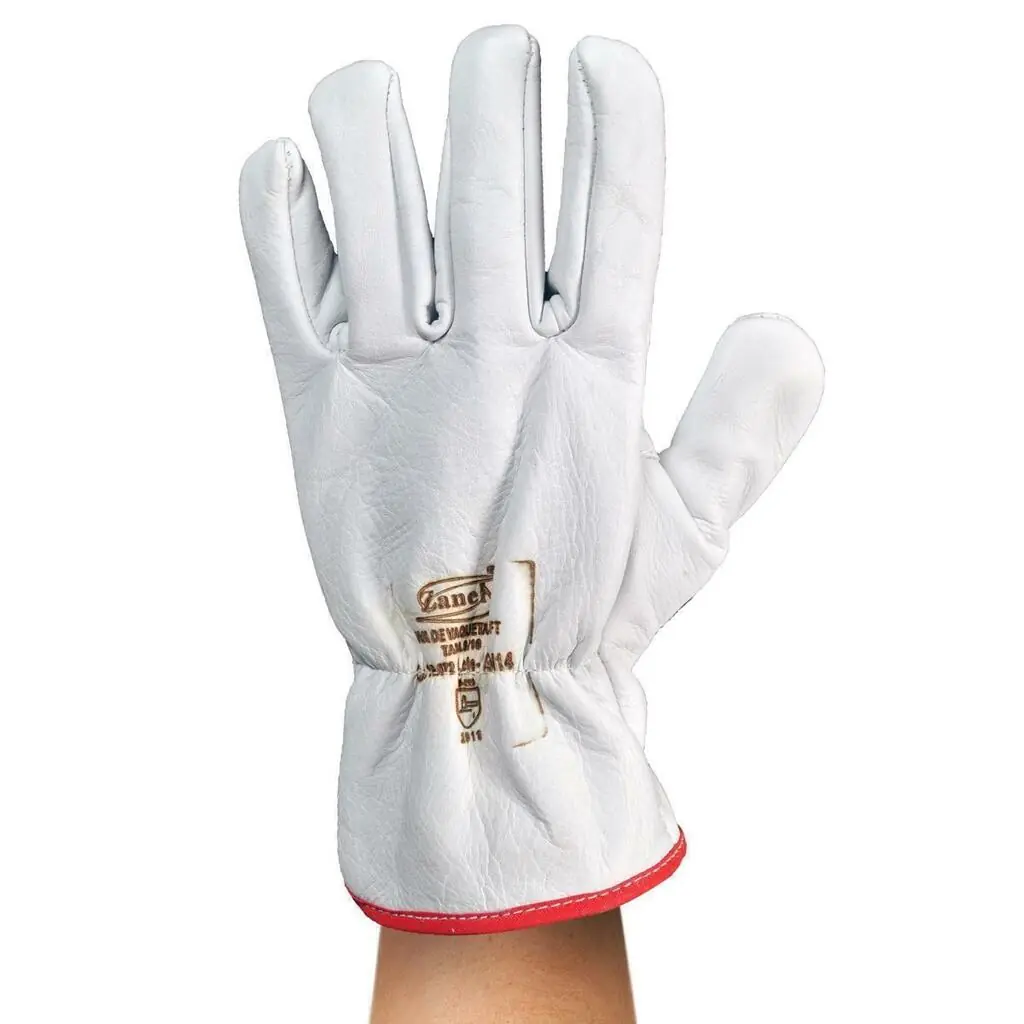Luva Para Solda Tig Modelo Vaqueta Total Linha Petroleira 21,5cm - Zanel