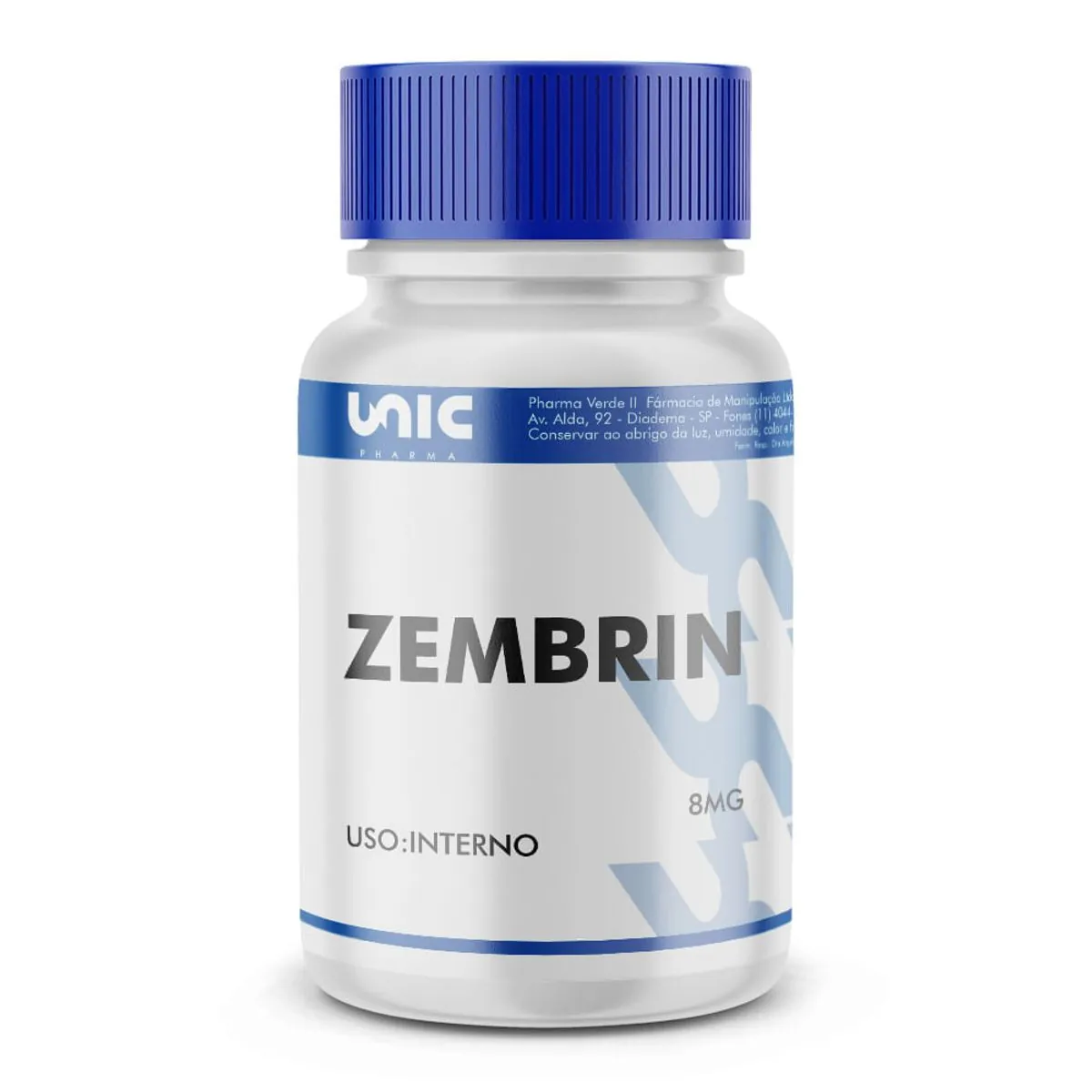 Zembrin 8mg com selo de autenticidade 30 Cápsulas