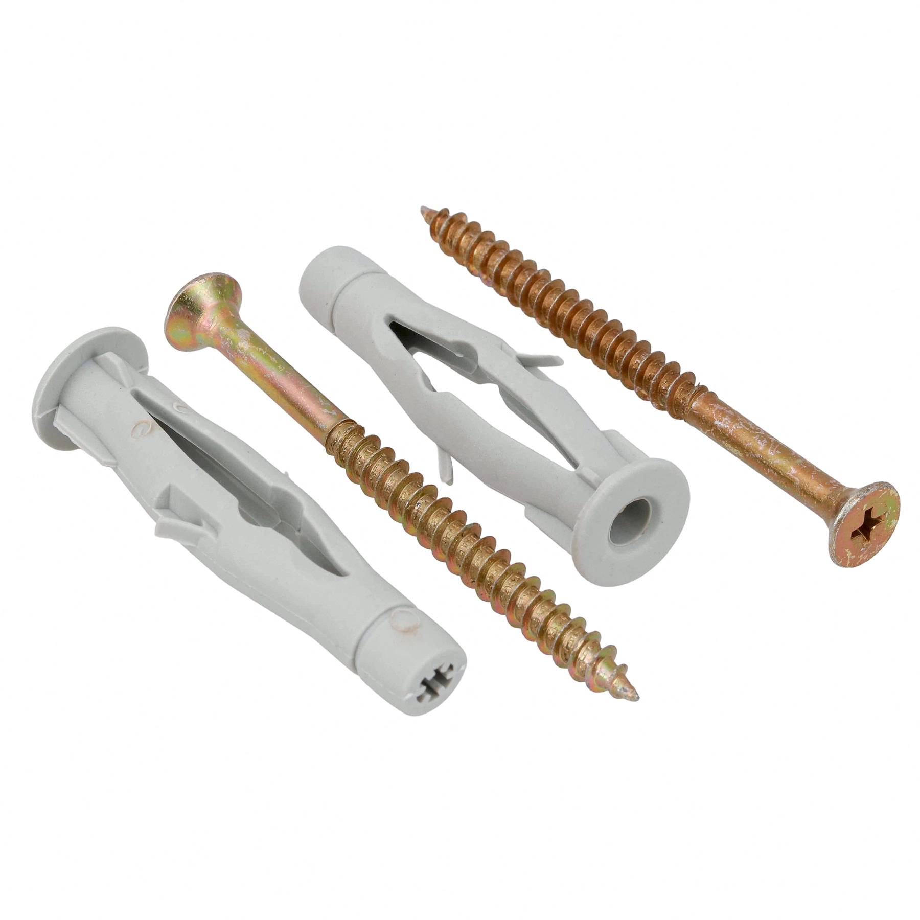 Bucha para Alvenaria Nylon com Parafuso 10mm Standers 15 unidades