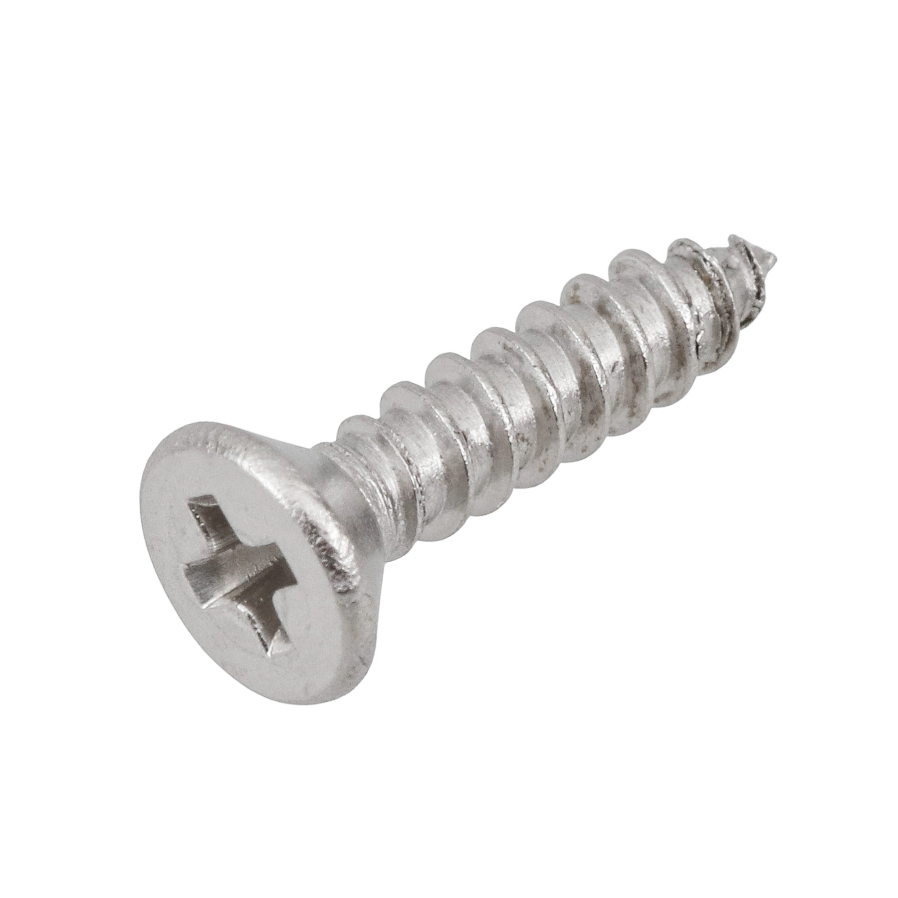 Parafuso de Inox para Área Molhada 2,9x13mm Auto Atarraxante Chata sem Fenda 20 peças