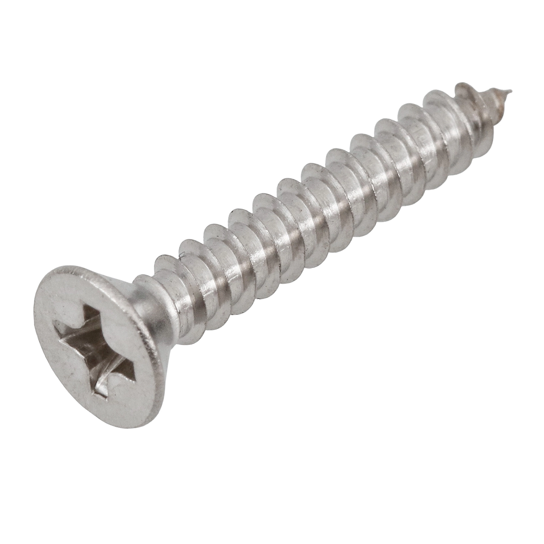 Parafuso de Inox para Área Molhada 3,5x22mm Auto Atarraxante Chata Philips 15 peças