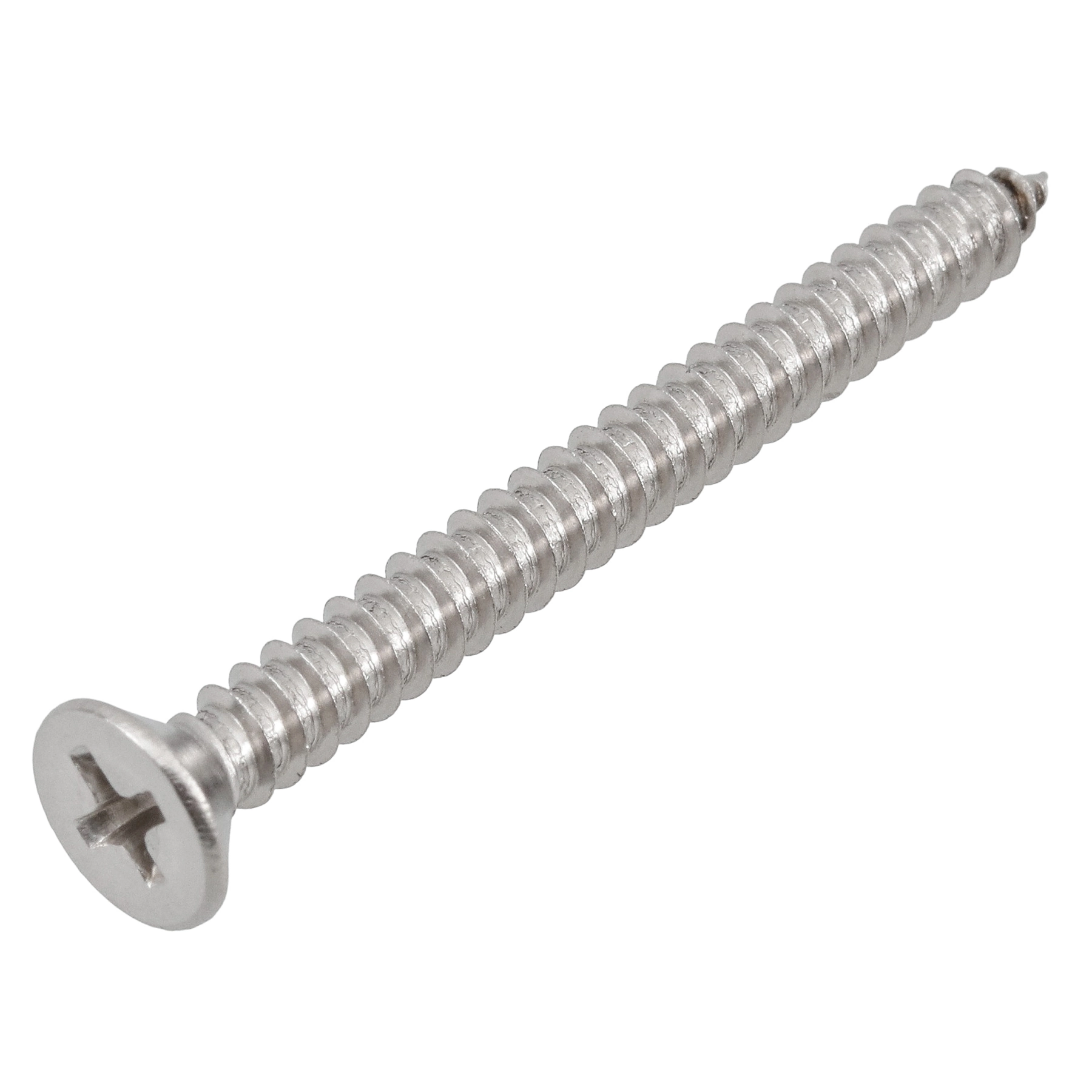 Parafuso de Inox para Área Molhada 4,8x50mm Auto Atarraxante Chata Philips 5 peças