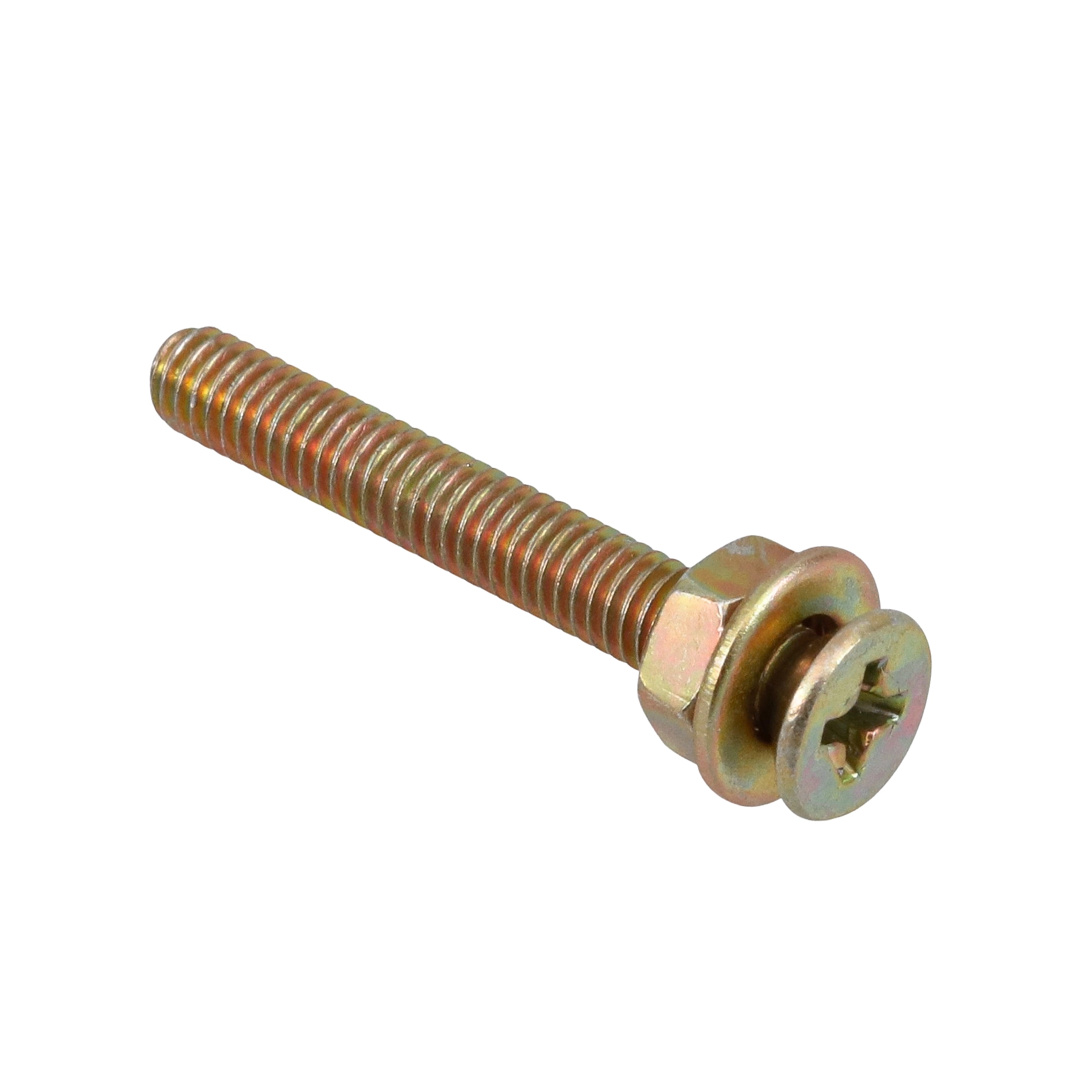 Parafuso de Aço para Metal 4x30mm Máquina Chata Philips 5 peças
