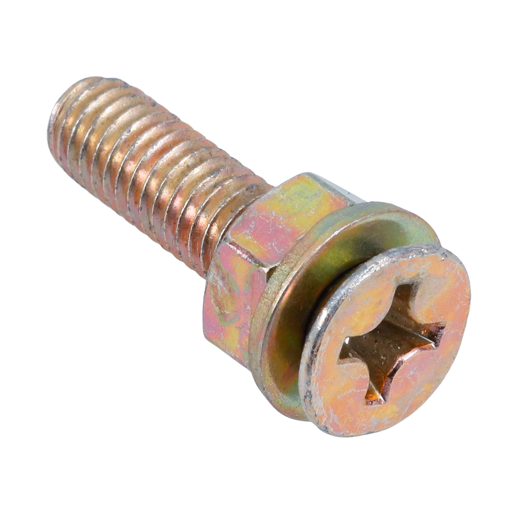 Parafuso de Aço para Metal 6x25mm Máquina Chata Philips 4 peças