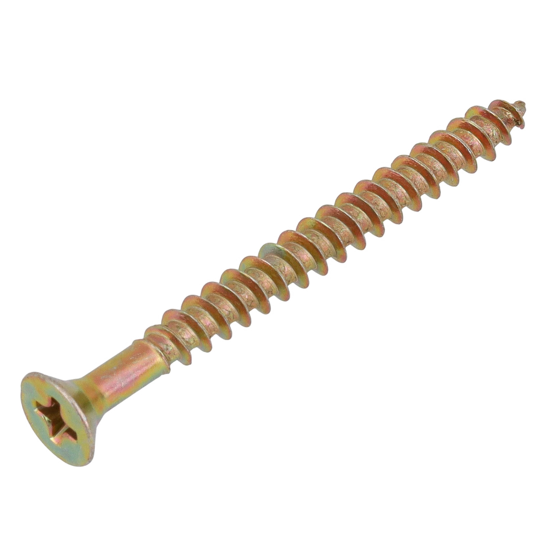 Parafuso de Aço para Madeira 4x45mm Auto Atarraxante Chata Philips 10 peças