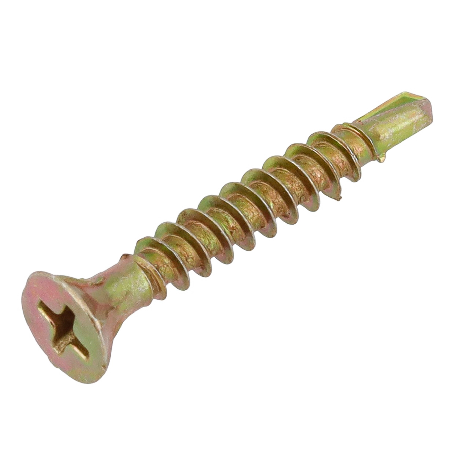Parafuso de Aço para Madeira 4,5x30mm Auto Brocante Chata Philips 10 peças