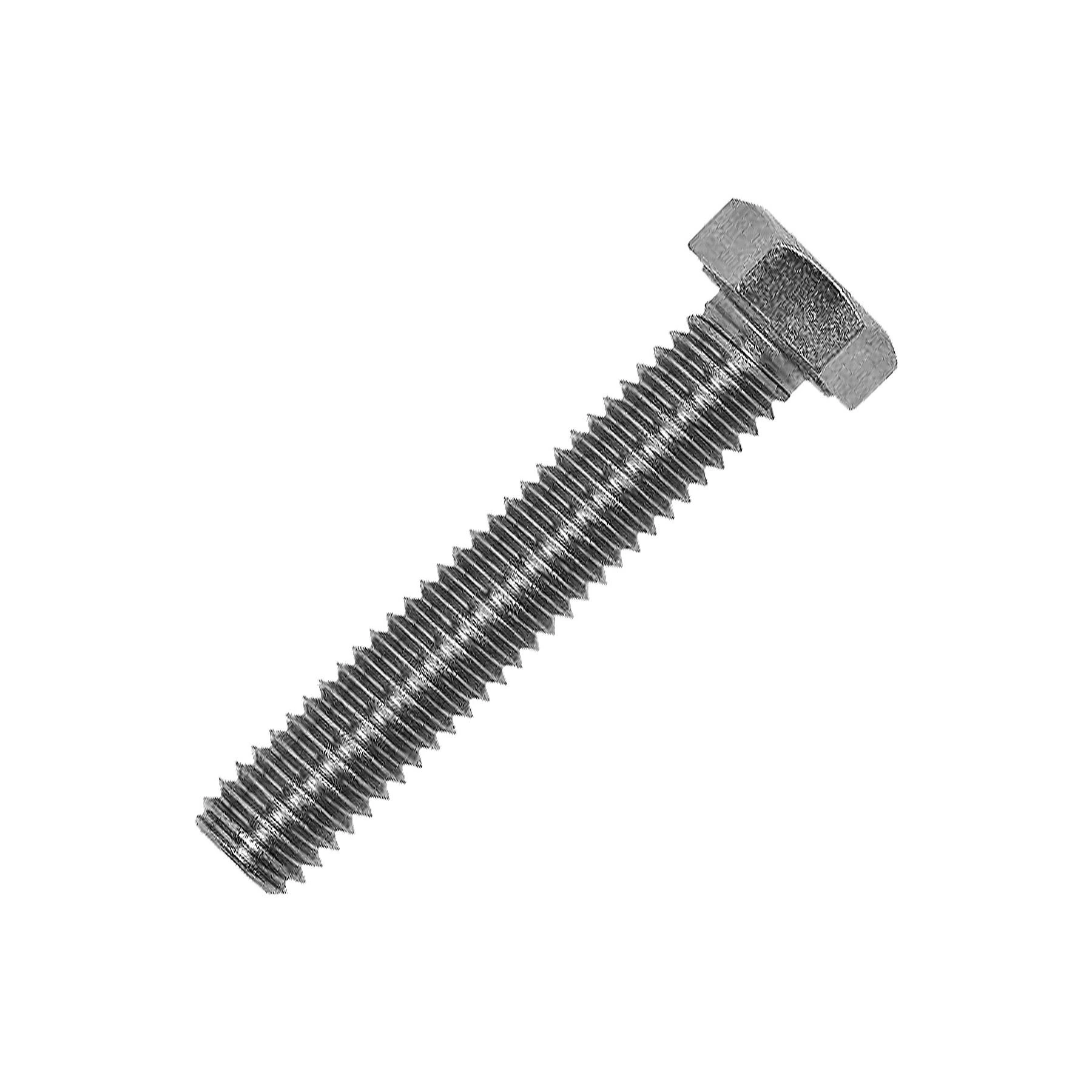 Parafuso de Aço para Metal 8x25mm Máquina Sextavada sem Fenda 6 peças