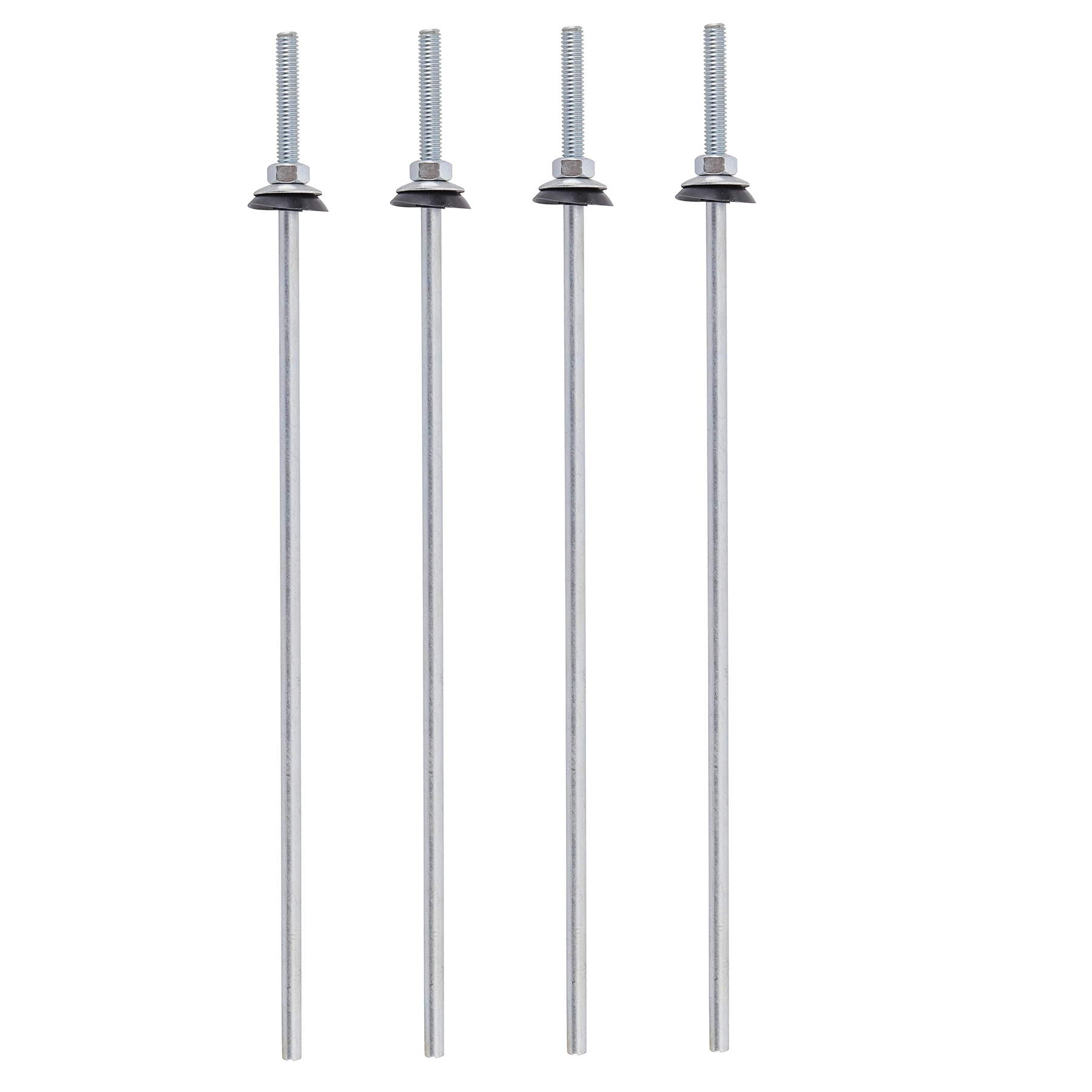 Haste para Telha 5/16x350mm Aço 4 peças