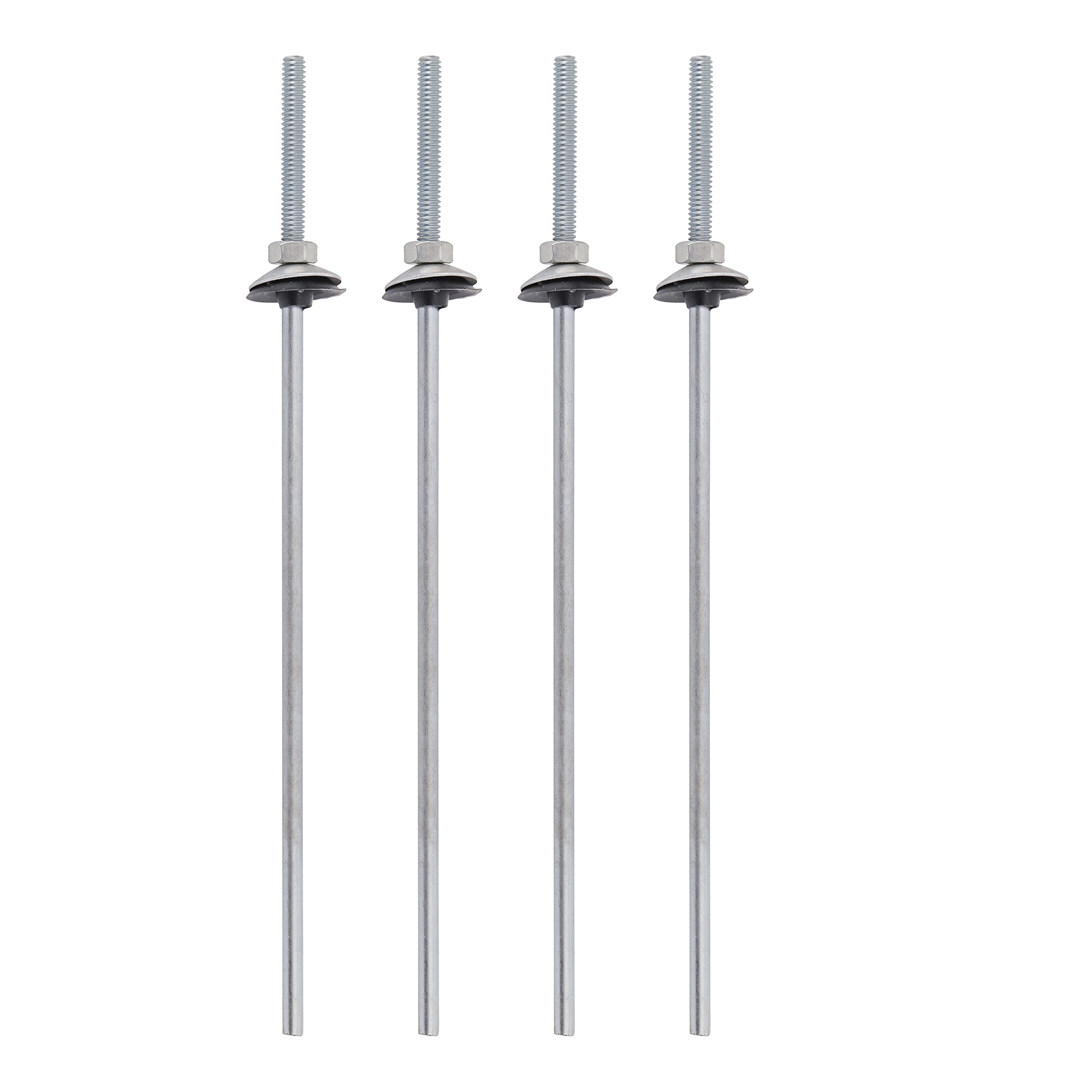 Haste para Telha 1/4x250" Aço 4 peças