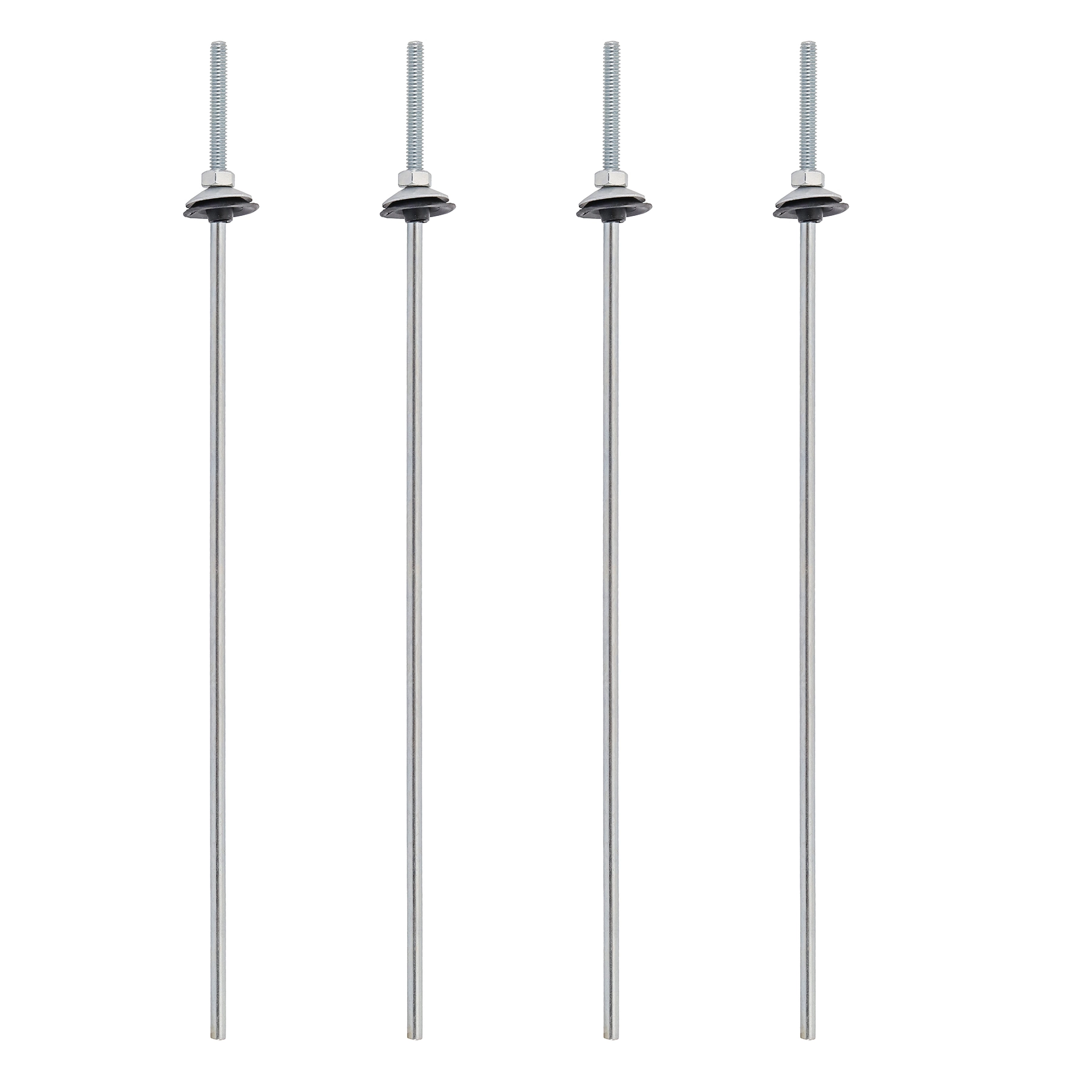 Haste para Telha 1/4x350" Aço 4 peças