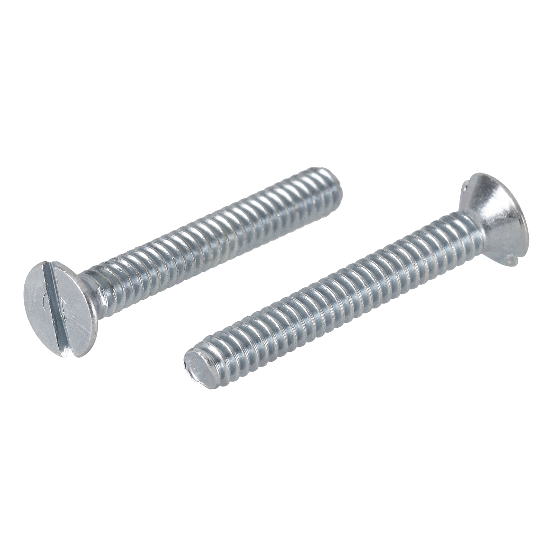 Parafuso de Aço para Caixa de Luz 3,5x25,4mm Máquina Chata Fenda 10 peças
