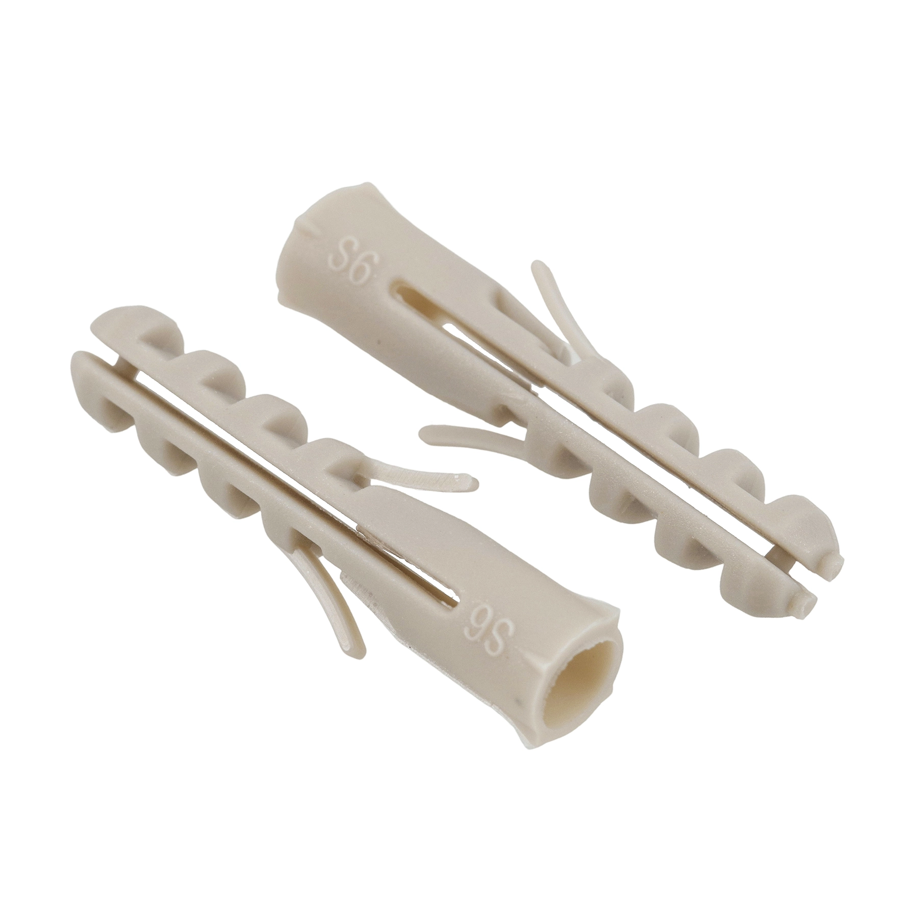 Bucha Nylon para Alvenaria 6mm 10 unidades