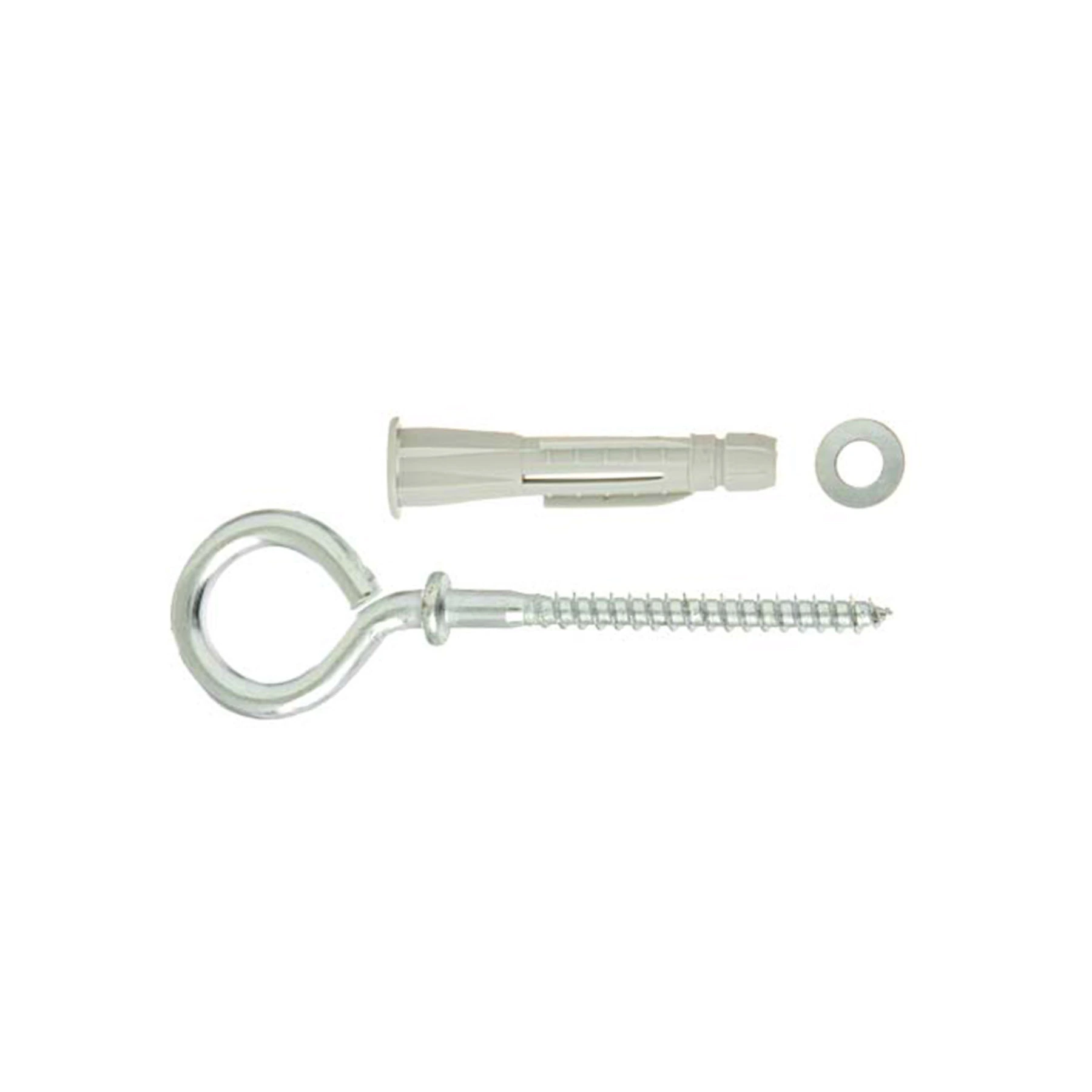 Bucha de Nylon para Alvenaria 8mm com Pitão 2 peças Standers